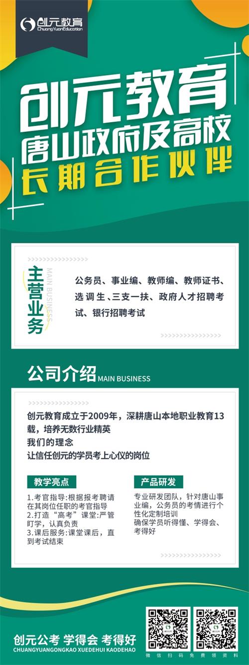 唐山創元教育面試班怎么樣？   