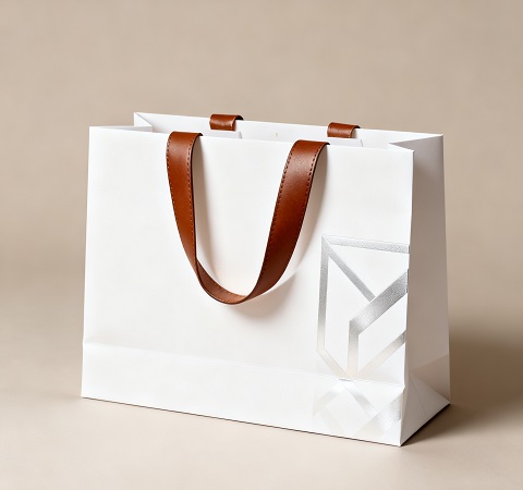 白卡服裝伴手禮高端手提袋
